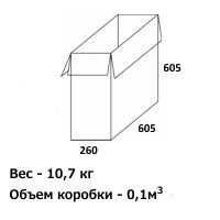 Размеры упаковки кресла Престиж