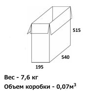 Размеры упаковки кресла Логика