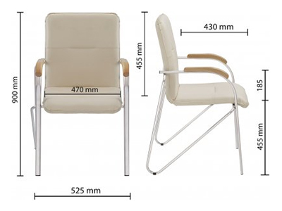 Размеры стула Самба