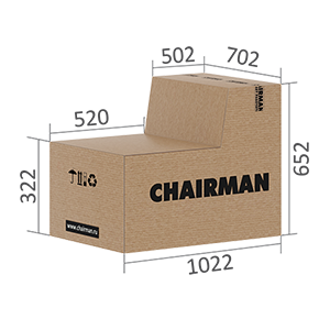 Размеры упаковки Кресла CHAIRMAN 424 Размеры упаковки Кресла CHAIRMAN 424