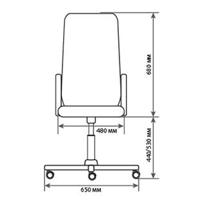 Размеры упаковки кресла SILUET