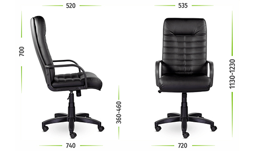 Размеры кресла Орион Размеры кресла Орион