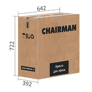 Размеры упаковки Кресла CHAIRMAN 769