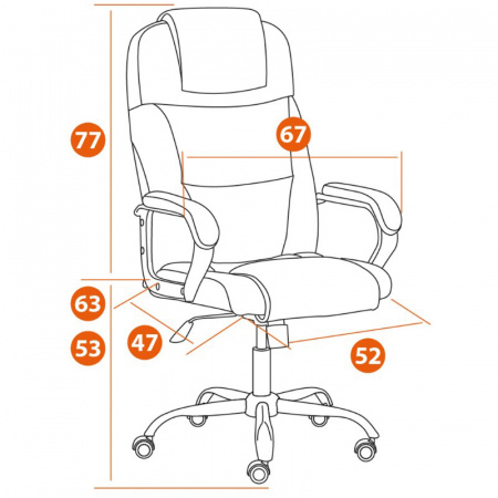 Кресло BERGAMO (22) (экокожа)