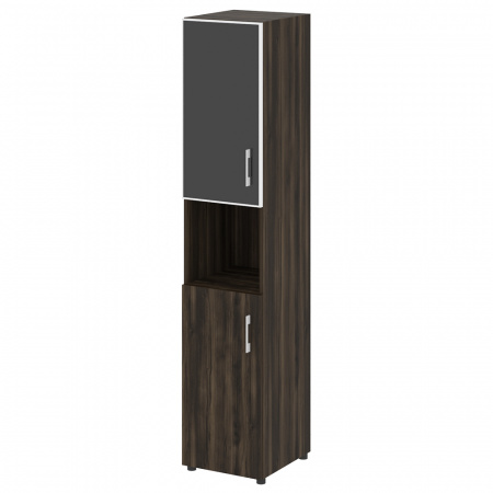 Шкаф высокий узкий (стекло лакобель в раме) LT.SU-1.4 R (Левый / Правый)