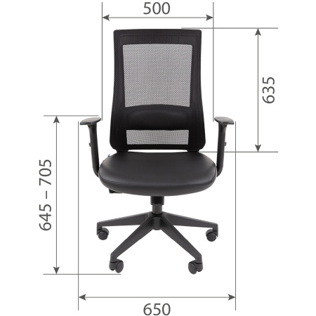 Кресло CHAIRMAN 500 LT ЭКО БП