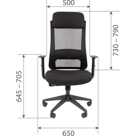 Кресло CHAIRMAN 500 LT Ткань