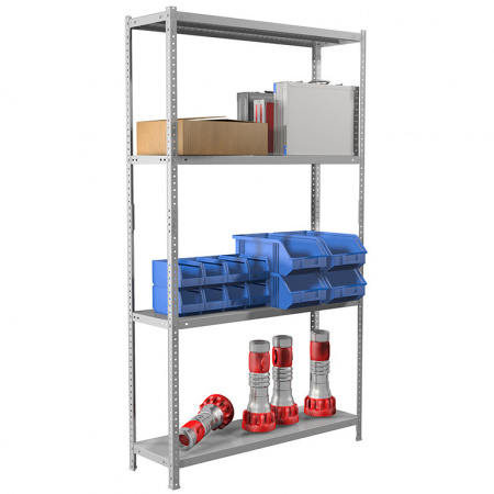 СТЕЛЛАЖ MS STANDART 200KD/100X40/4