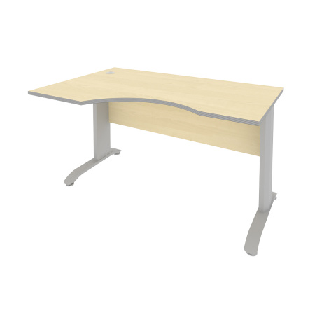 Стол офисный криволинейный на металлокаркасе левый ПЛ.СА-2 Стол офисный криволинейный на металлокаркасе левый ПЛ.СА-2