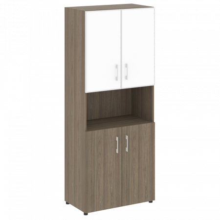 Шкаф высокий широкий (стекло лакобель в раме) LT.ST-1.4 R