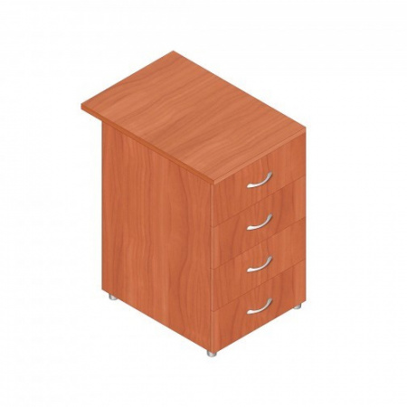 Тумба приставная с 4 ящиками и удлиненным топом Р.Т-4.2