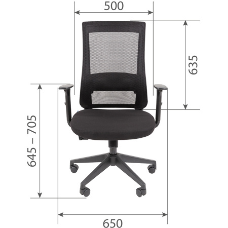 Кресло CHAIRMAN 500 LT Ткань БП