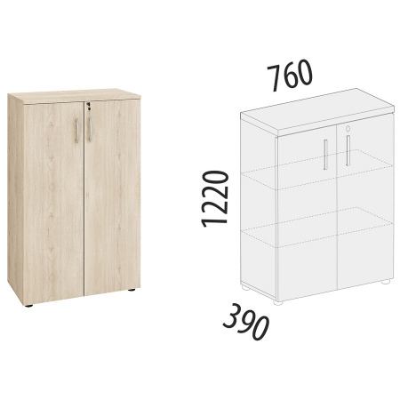 Шкаф офисный 64.64 Шкаф офисный 64.64