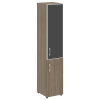 Шкаф высокий узкий (стекло лакобель в раме) LT.SU-1.2 R (Левый / Правый)