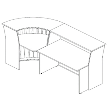 Стойка ресепшн RS2_RS5