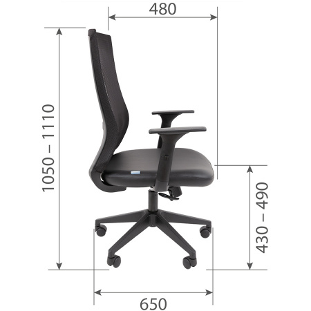 Кресло CHAIRMAN 500 LT ЭКО БП