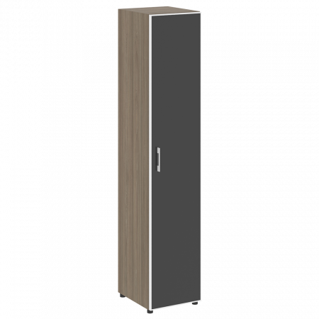 Шкаф высокий узкий (стекло лакобель в раме) LT.SU-1.10 R (Левый / Правый)