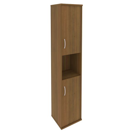 Шкаф высокий узкий правый (2 низкие двери ЛДСП) А.СУ-1.5 П