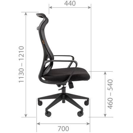 Офисное кресло CHAIRMAN CH577 (BLACK) Офисное кресло CHAIRMAN CH577 (BLACK)