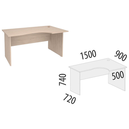 Стол письменный правый 63.21 Стол письменный правый 63.21