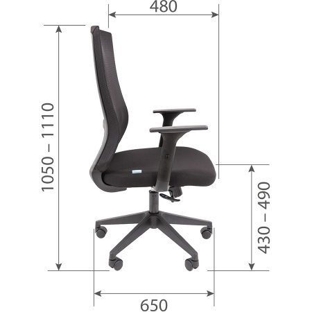 Кресло CHAIRMAN 500 LT Ткань БП