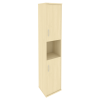 Шкаф высокий узкий правый (2 низкие двери ЛДСП) А.СУ-1.5 П