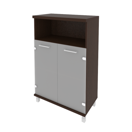 Шкаф средний широкий (стекло) KST-2.2 Шкаф средний широкий (стекло) KST-2.2