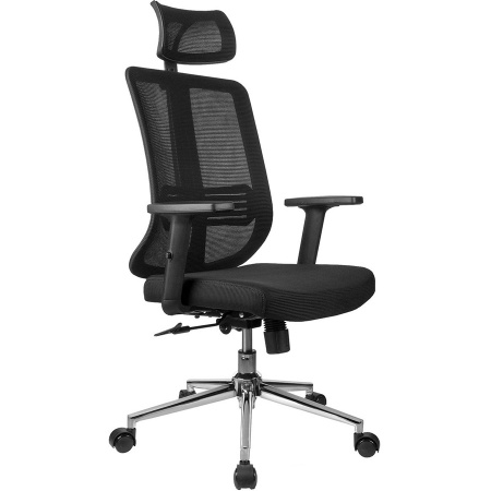  Кресло Riva Chair А663 Сетка / Ткань Черный