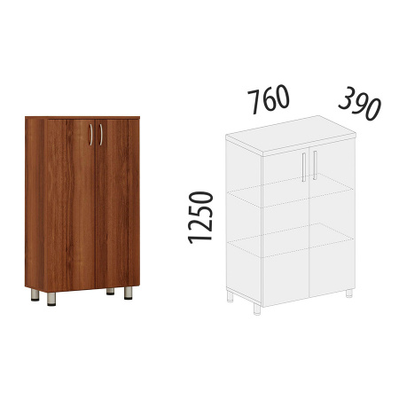 Шкаф с полками Лидер 82.30