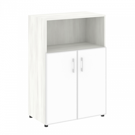 Шкаф средний широкий (стекло лакобель в раме) LT.ST-2.2 R