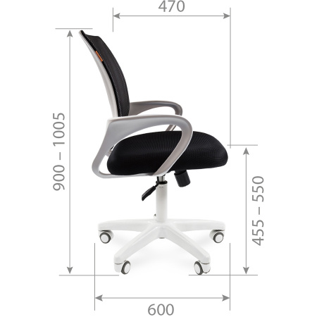 Офисное кресло CHAIRMAN 696 WHITE Офисное кресло CHAIRMAN 696 WHITE