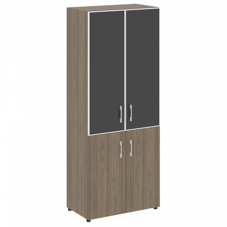 Шкаф высокий широкий (стекло лакобель в раме) LT.ST-1.2 R