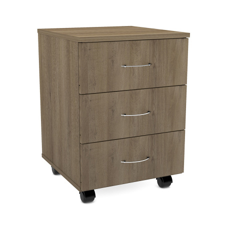 Тумба подкатная с 3 ящиками У.Т-3