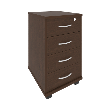 Тумба подкатная (4 ящика, с замком) А.ТМ-4