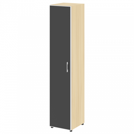 Шкаф высокий узкий (стекло лакобель в раме) LT.SU-1.10 R (Левый / Правый)