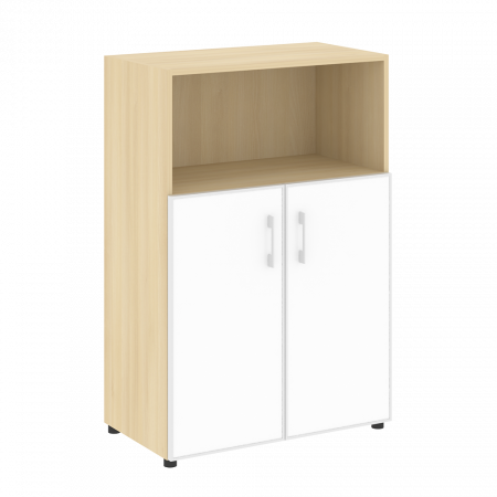 Шкаф средний широкий (стекло лакобель в раме) LT.ST-2.2 R