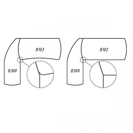 Стол офисный для руководителя В 102 Стол офисный для руководителя В 102