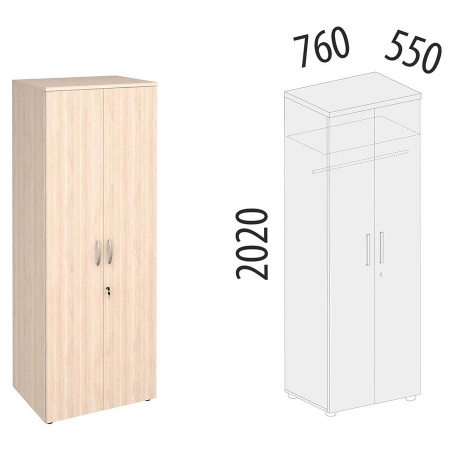 Шкаф для одежды большой с замком 63.42