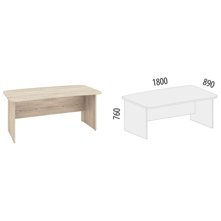 Стол руководителя Лидер 84.01