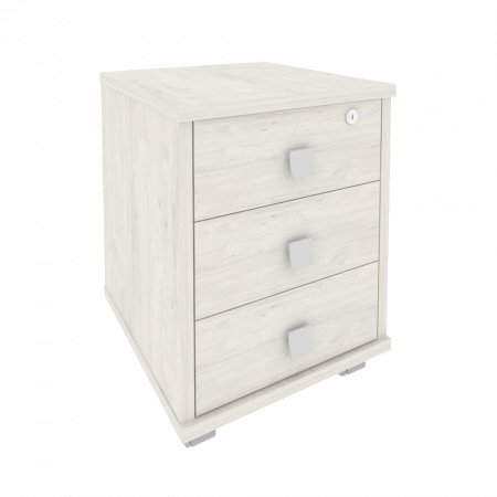 Тумба подкатная (3 ящика, с замком) Л.ТМ-3