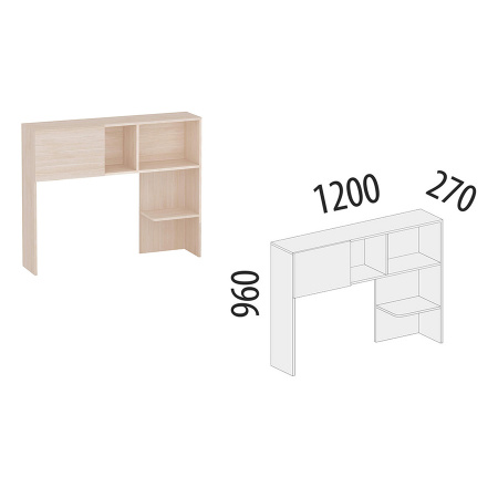 Надстройка для стола 63.115 (левая/правая)
