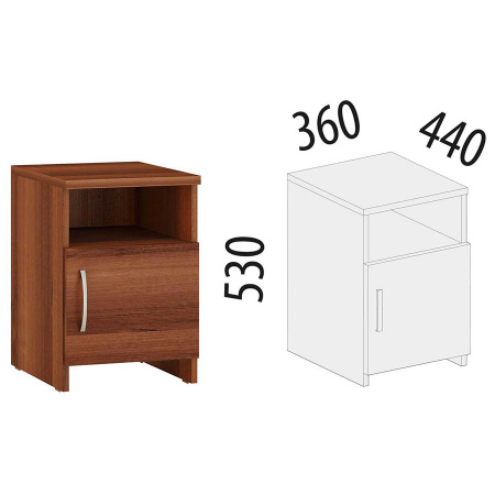 Тумба с дверью 62.44