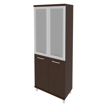 Шкаф высокий широкий (стекло в раме) KST-1.2R