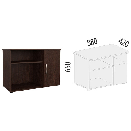 Тумба офисная с дверкой 83.21