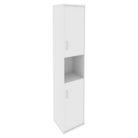 Шкаф высокий узкий правый (2 низкие двери ЛДСП) А.СУ-1.5 П