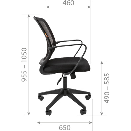 Офисное кресло CHAIRMAN 698 BLACK