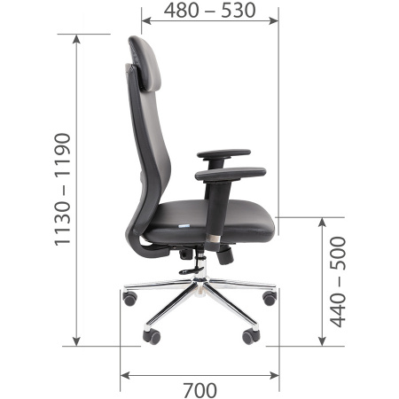 Кресло CHAIRMAN 500 LUX ЭКО