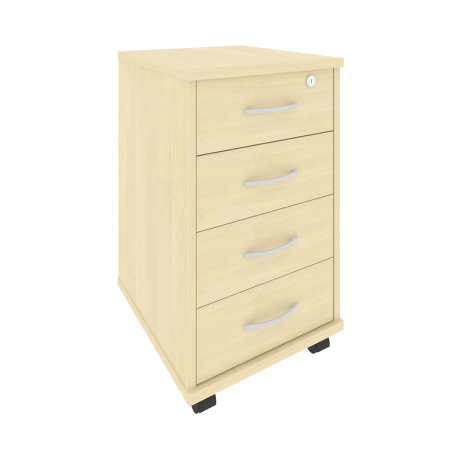 Тумба подкатная (4 ящика, с замком) А.ТМ-4