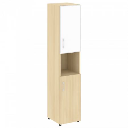 Шкаф высокий узкий (стекло лакобель в раме) LT.SU-1.4 R (Левый / Правый)