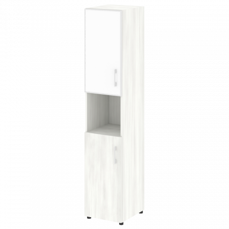 Шкаф высокий узкий (стекло лакобель в раме) LT.SU-1.4 R (Левый / Правый)